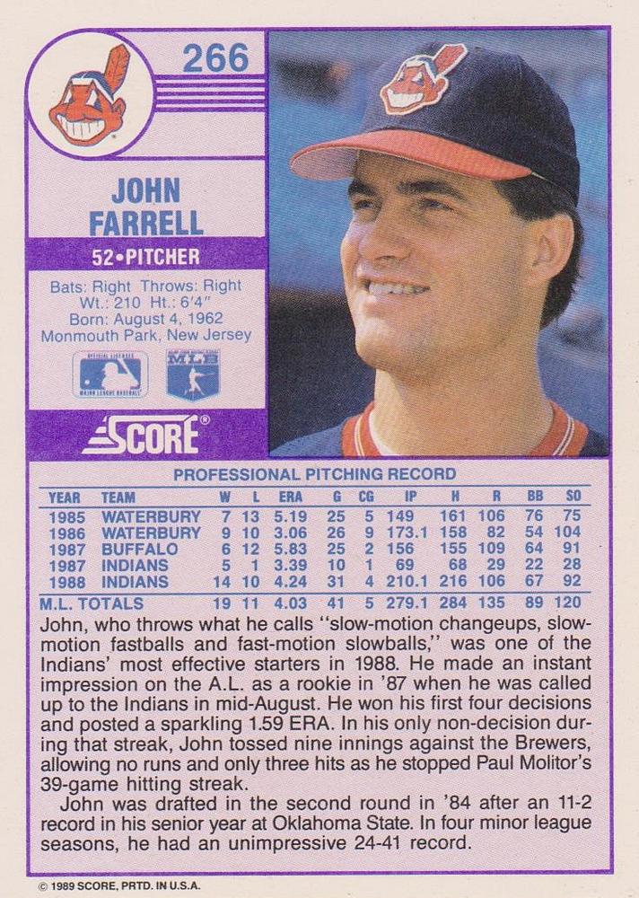 John Farrell  baseball card collectible - Main Image 2