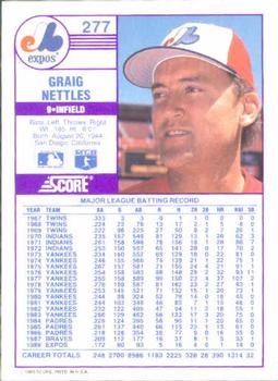 Graig Nettles  baseball card collectible - Main Image 2