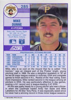 Mike Dunne  baseball card collectible - Main Image 2