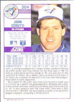 John Cerutti  baseball card collectible - Main Image 2