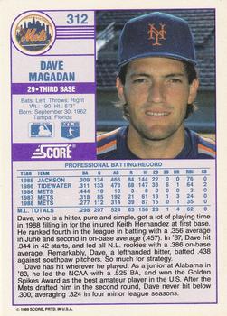 Dave Magadan  baseball card collectible - Main Image 2