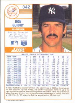 Ron Guidry  baseball card collectible - Main Image 2
