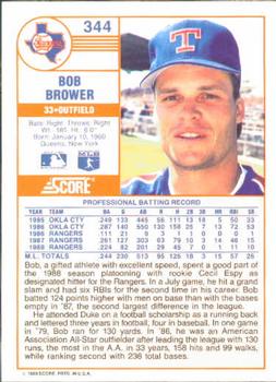 Bob Brower  baseball card collectible - Main Image 2