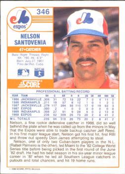 Nelson Santovenia  baseball card collectible - Main Image 2
