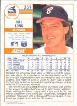 Bill Long  baseball card collectible - Main Image 2