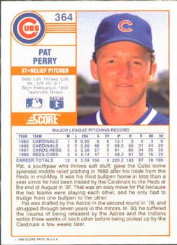Pat Perry  baseball card collectible - Main Image 2