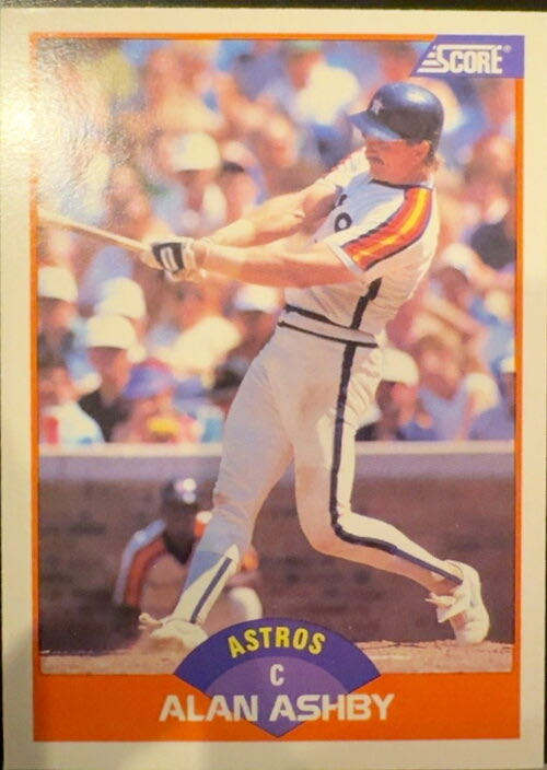 Alan Ashby  baseball card collectible - Main Image 3