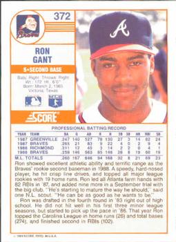 Ron Gant  baseball card collectible - Main Image 2
