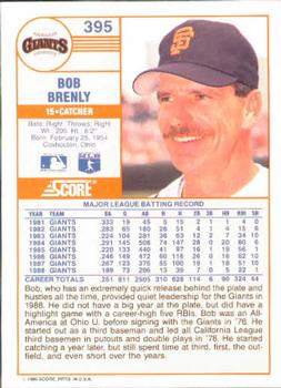 Bob Brenly  baseball card collectible - Main Image 2