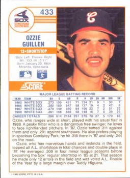 Ozzie Guillen  baseball card collectible - Main Image 2