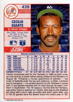 Cecilio Guante  baseball card collectible - Main Image 2