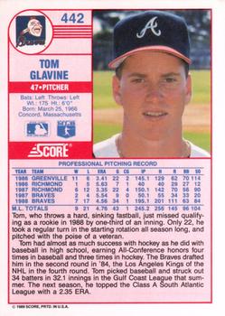 Tom Glavine  baseball card collectible - Main Image 2
