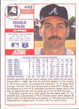Charlie Puleo  baseball card collectible - Main Image 2