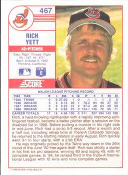 Rich Yett  baseball card collectible - Main Image 2
