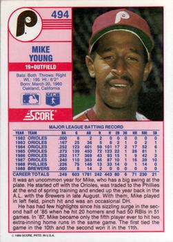 Mike Young  baseball card collectible - Main Image 2