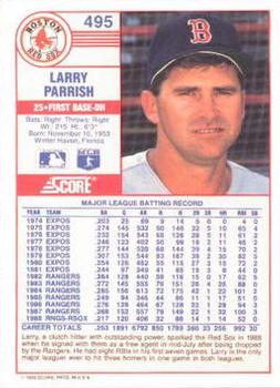 Larry Parrish  baseball card collectible - Main Image 2