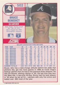 Bruce Benedict  baseball card collectible - Main Image 2