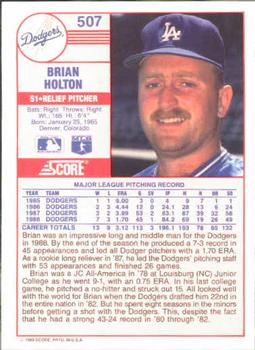 Brian Holton  baseball card collectible - Main Image 2