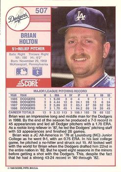 Brian Holton  baseball card collectible - Main Image 2