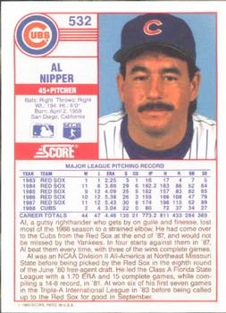Al Nipper  baseball card collectible - Main Image 2