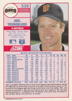 Joel Youngblood  baseball card collectible - Main Image 2