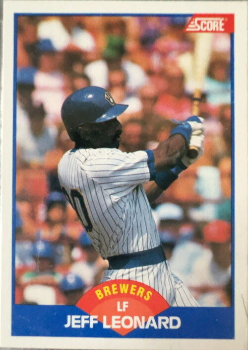Jeff Leonard  baseball card collectible - Main Image 3