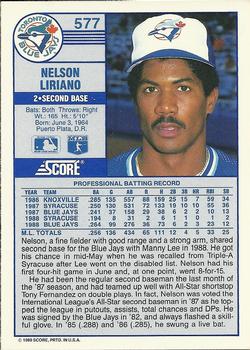 Nelson Liriano  baseball card collectible - Main Image 2