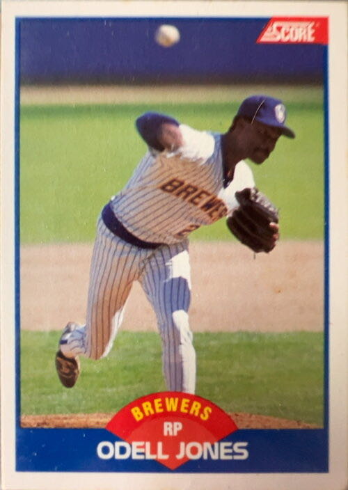 Odell Jones  baseball card collectible - Main Image 3