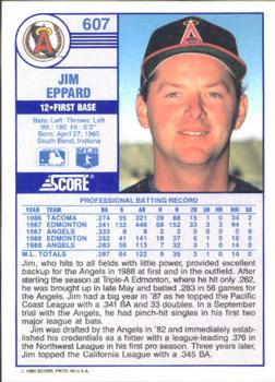 Jim Eppard  baseball card collectible - Main Image 2