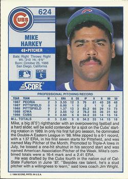 Mike Harkey  baseball card collectible - Main Image 2