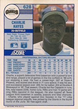 Charlie Hayes  baseball card collectible - Main Image 2