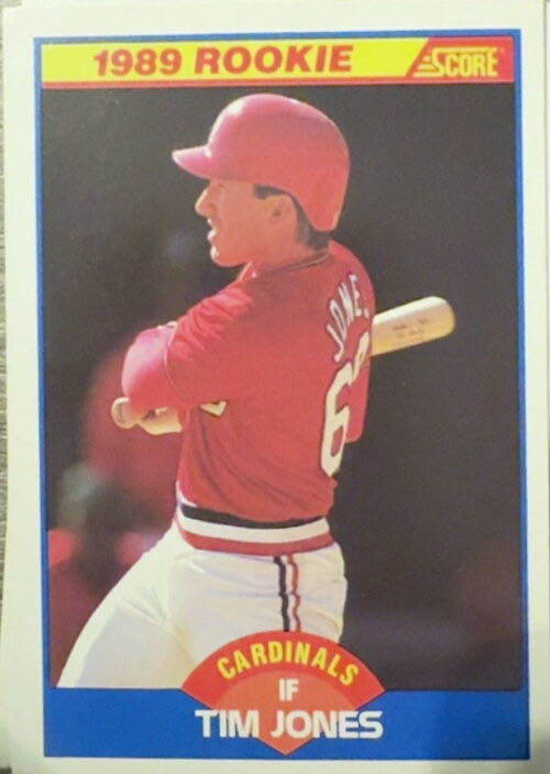 Tim Jones  baseball card collectible - Main Image 3
