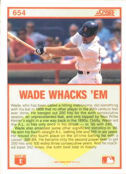 Wade Boggs  baseball card collectible - Main Image 2