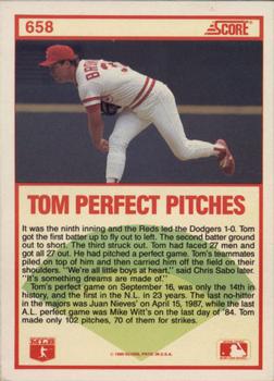 Tom Browning  baseball card collectible - Main Image 2
