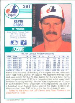 Kevin Gross  baseball card collectible - Main Image 2