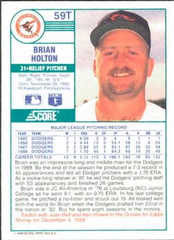 Brian Holton  baseball card collectible - Main Image 2