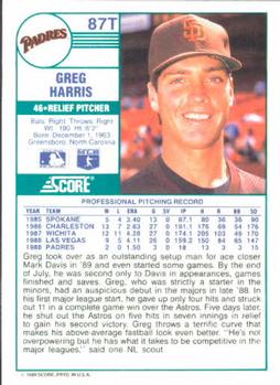 Greg Harris  baseball card collectible - Main Image 2