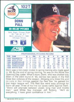 Donn Pall  baseball card collectible - Main Image 2