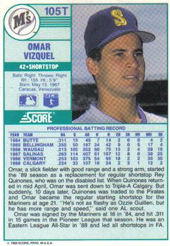 Omar Vizquel  baseball card collectible - Main Image 2