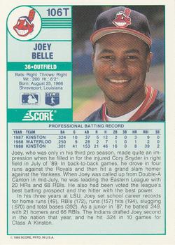 Joey Belle  baseball card collectible - Main Image 2