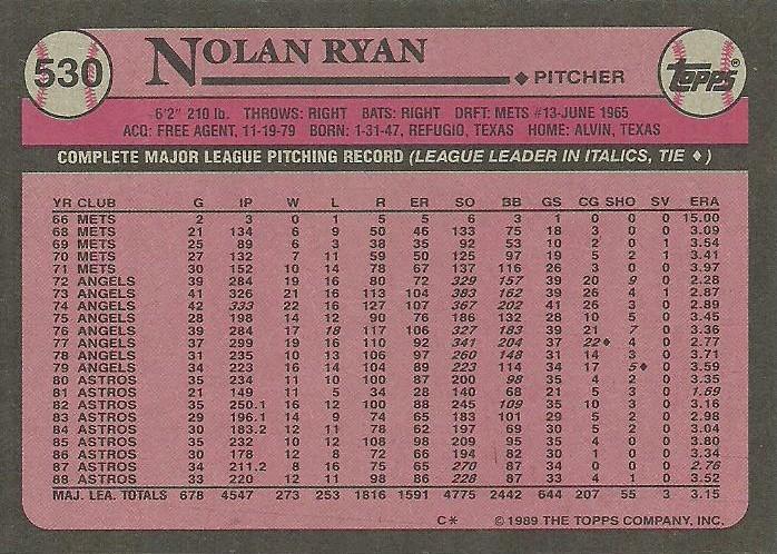 Nolan Ryan  baseball card collectible - Main Image 2
