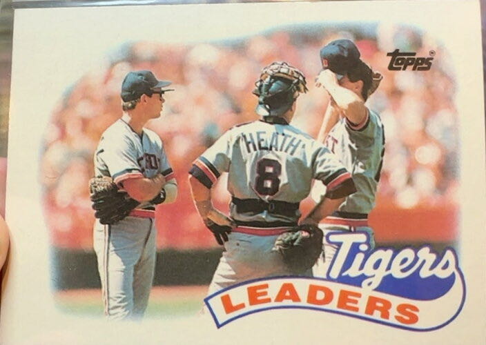 Tigers Leaders  baseball card collectible - Main Image 3