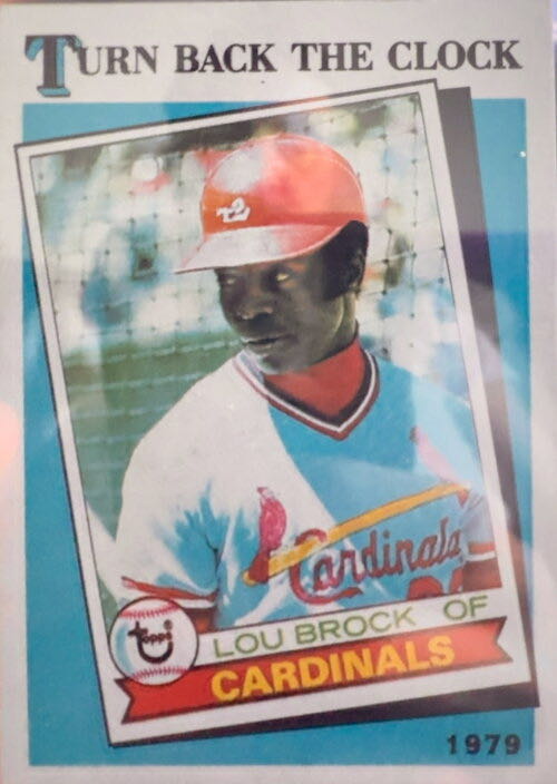 Lou Brock  baseball card collectible - Main Image 3