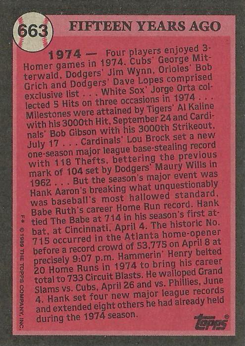Hank Aaron  baseball card collectible - Main Image 2