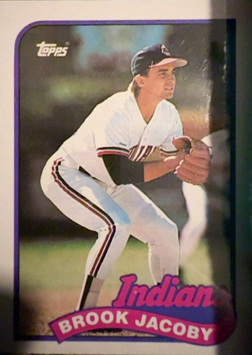 Brook Jacoby  baseball card collectible - Main Image 3