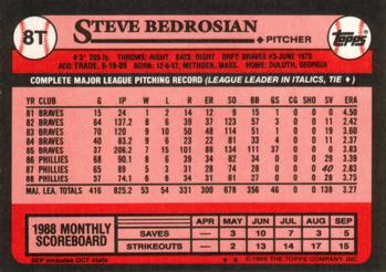 Steve Bedrosian  baseball card collectible - Main Image 2