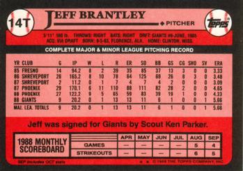 Jeff Brantley  baseball card collectible - Main Image 2