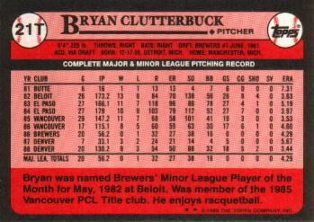 Bryan Clutterbuck  baseball card collectible - Main Image 2