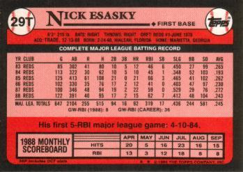 Nick Esasky  baseball card collectible - Main Image 2