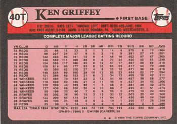 Ken Griffey  baseball card collectible - Main Image 2